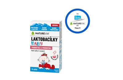 NatureVia Laktobacílky baby детские пробиотики 10 пакетиков